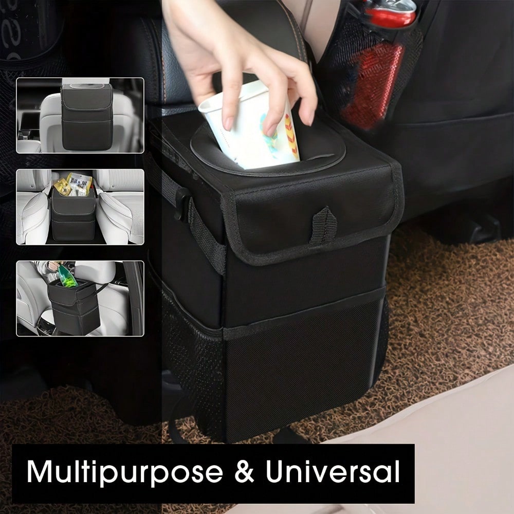 Portable Waterproof Car Trash  - Waterproof Car Trash Can With Lid recension och pris