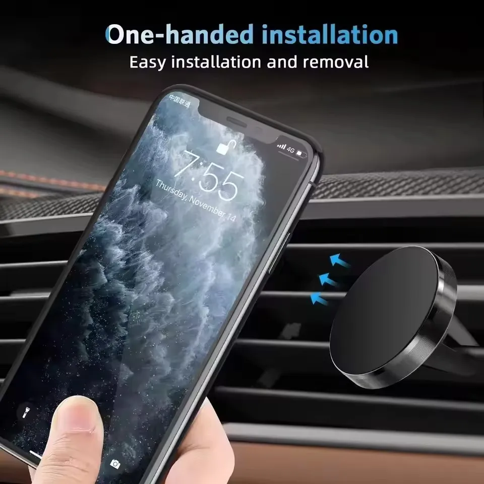 Magnetic Car Phone Holder Moun - Magnetic Phone Holder For Car Vent recension och pris