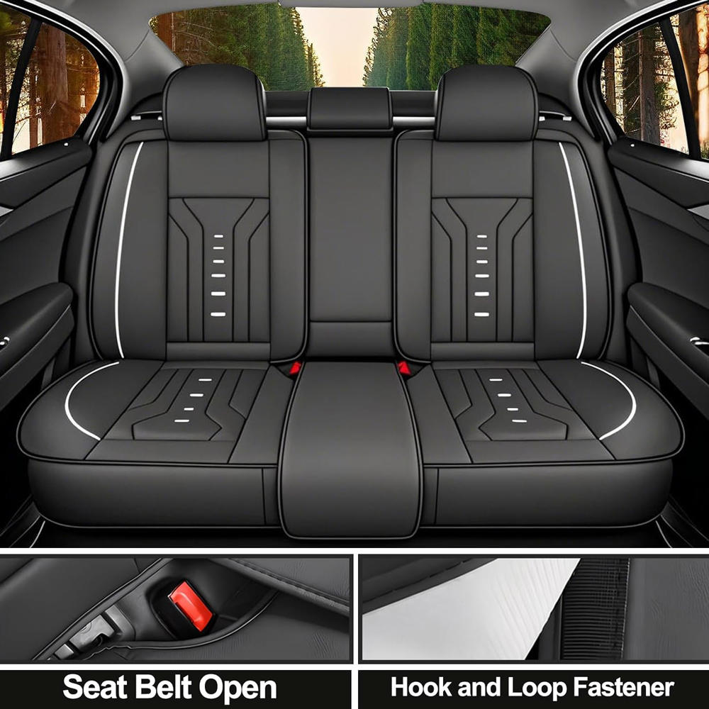 Luxury Universal Leather Car S - Leather Car Seat Covers Full Set Universal recension och pris