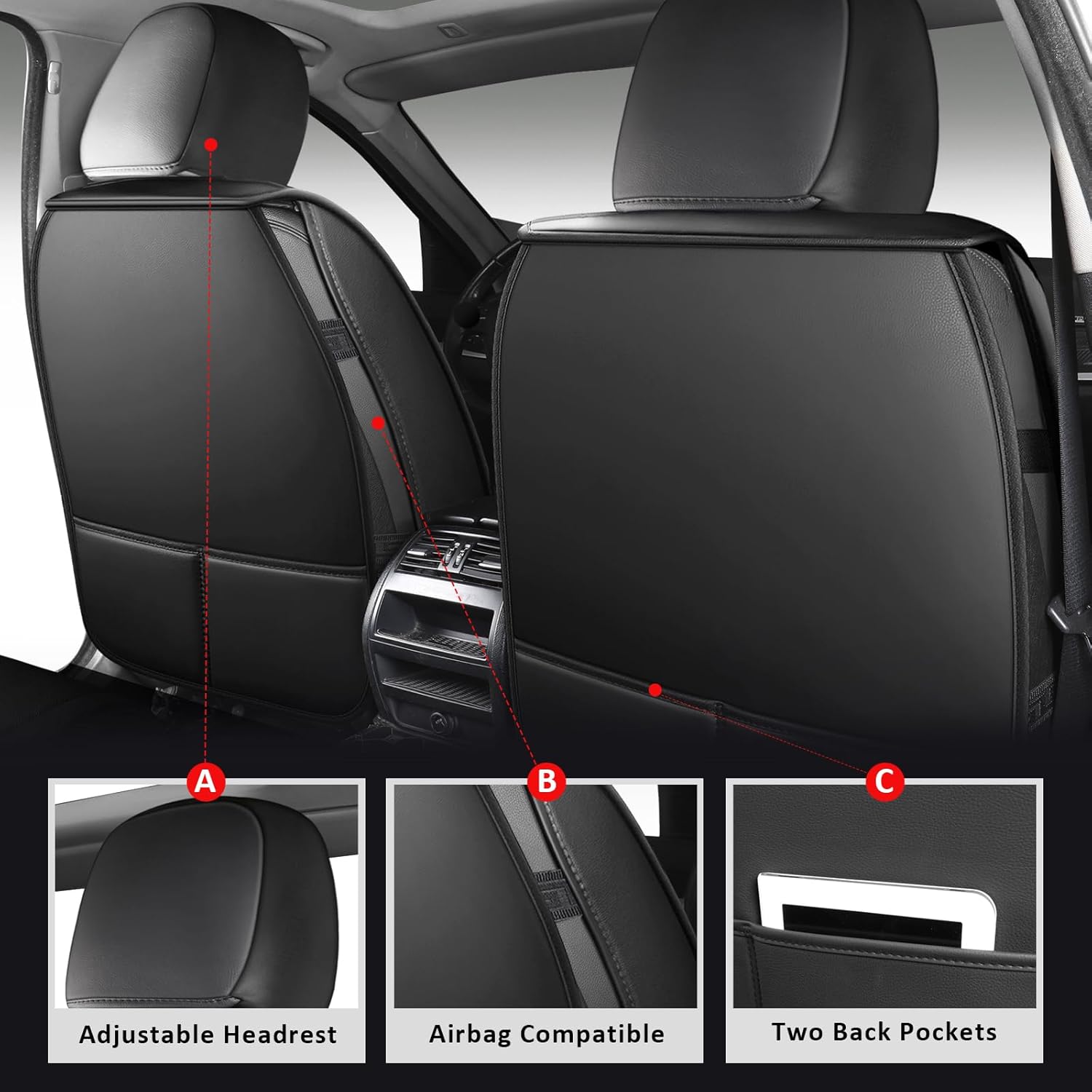 Universal Car Seat Protection, - Leather Car Seat Covers Full Set Universal recension och pris