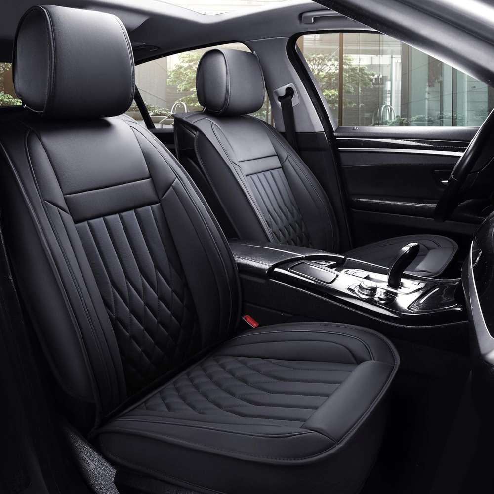 5pcs Car Seat Covers Full Set  - Leather Car Seat Covers Full Set Universal recension och pris