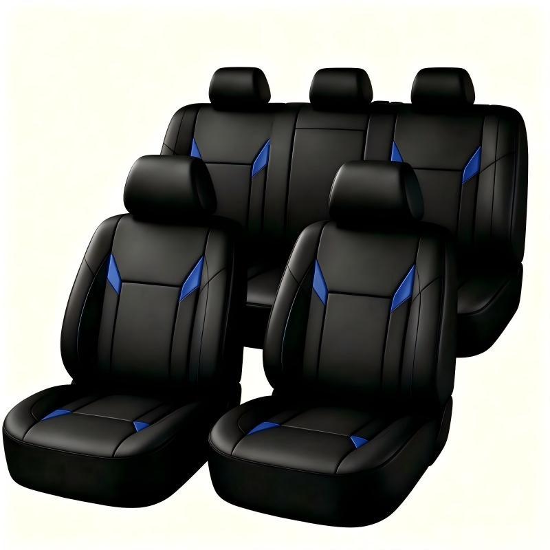 Universal Fit PU Leather Car S - Leather Car Seat Covers Full Set Universal recension och pris