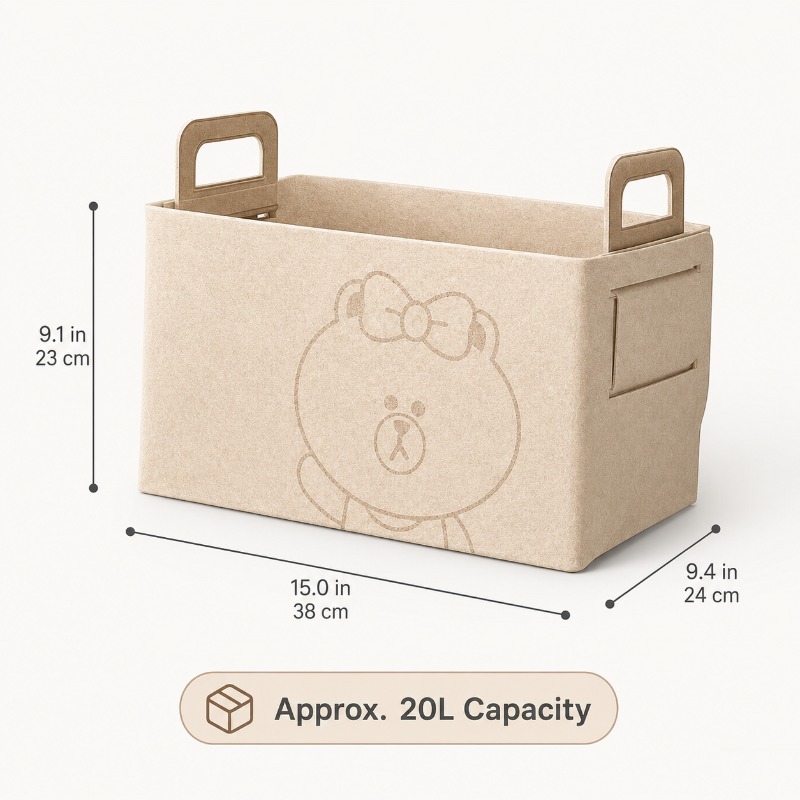 20L Large Felt Trunk Organizer - Car Trunk Organizer Foldable Storage Box recension och pris