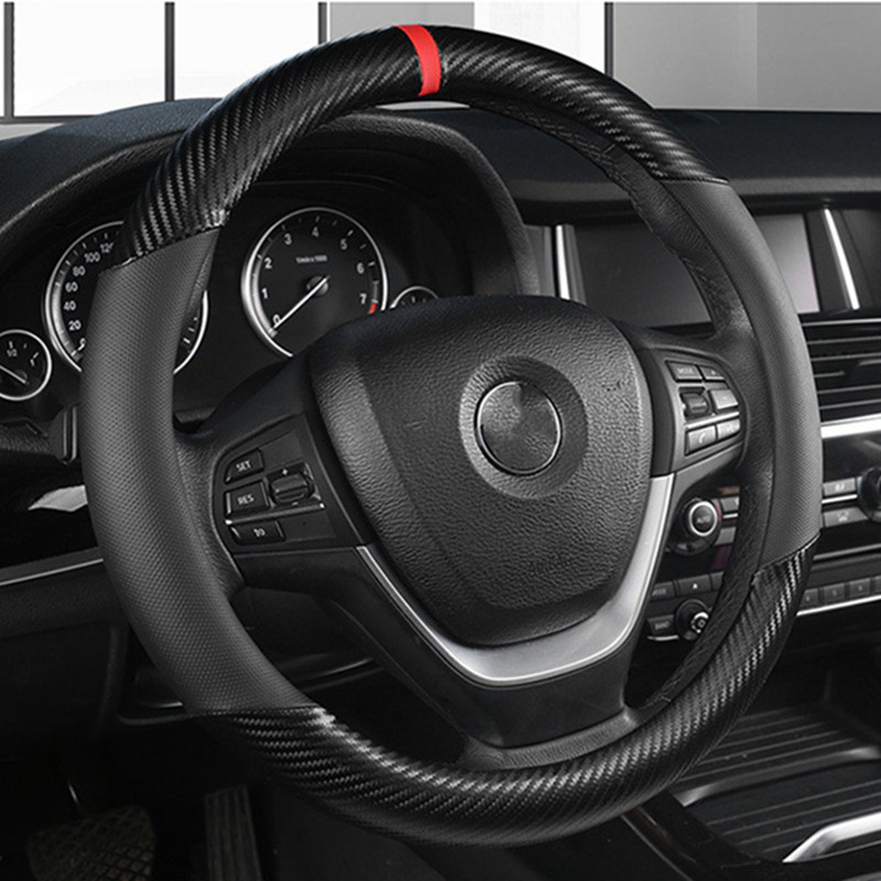 Fashion Universal Car Steering - Car Steering Wheel Cover Anti Slip Breathable recension och pris