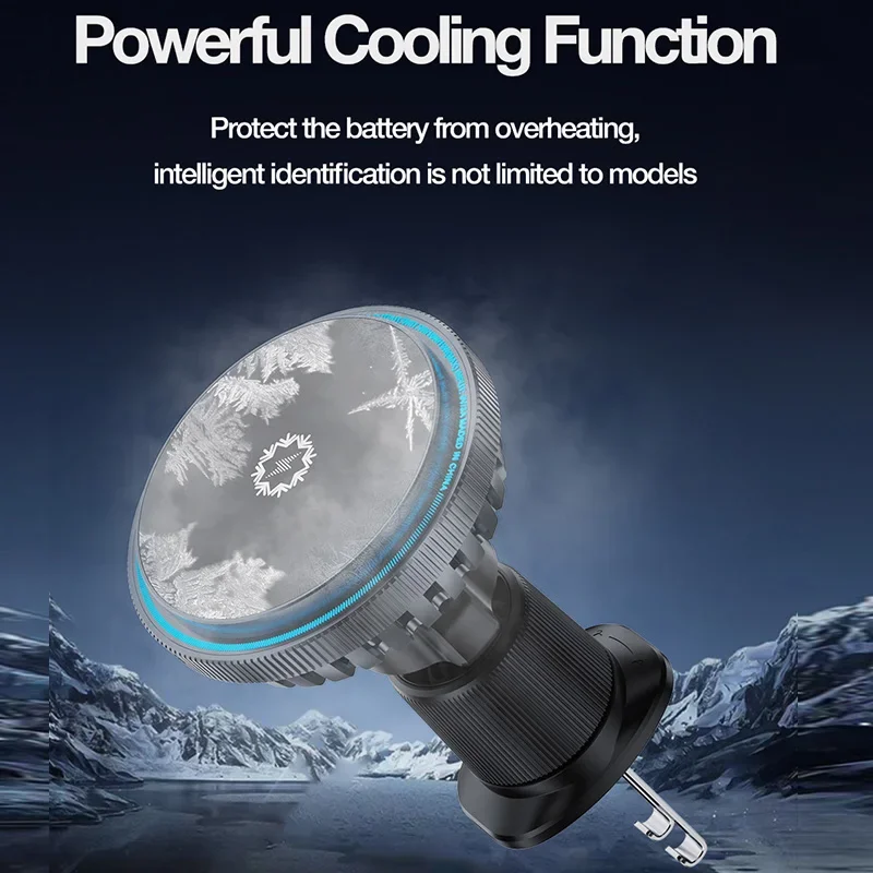 Ice Cooling Magnetic Car Wirel - Magnetic Phone Holder For Car Vent recension och pris