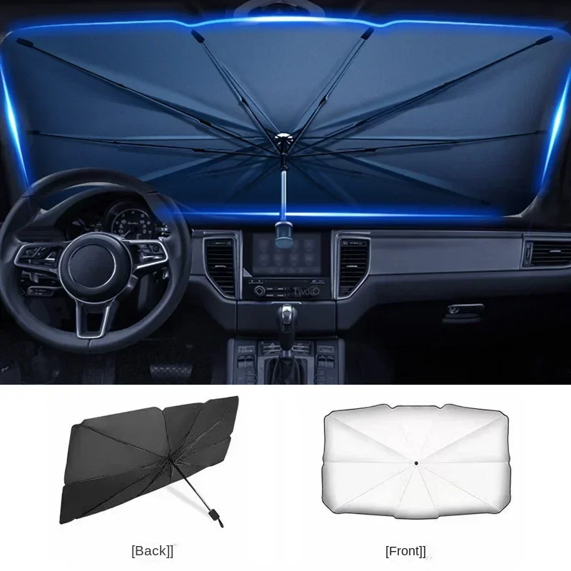 Portable Car Sun Shade Umbrell - Car Sunshade Windshield Umbrella Foldable recension och pris