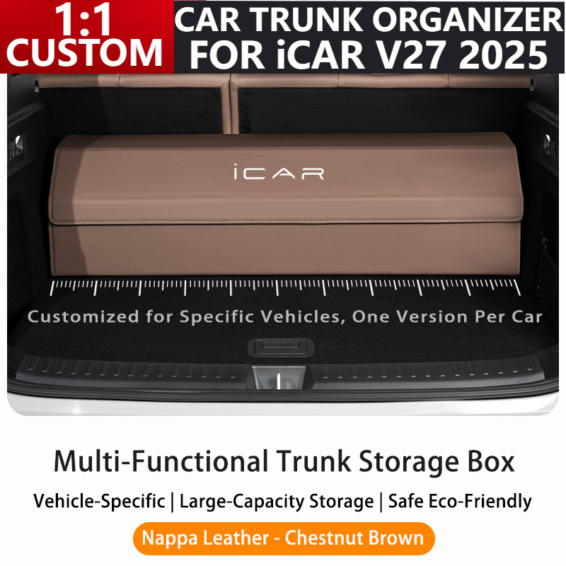 For ‌iCAR V27‌ 2025 Custom Car - Car Trunk Organizer Foldable Storage Box recension och pris