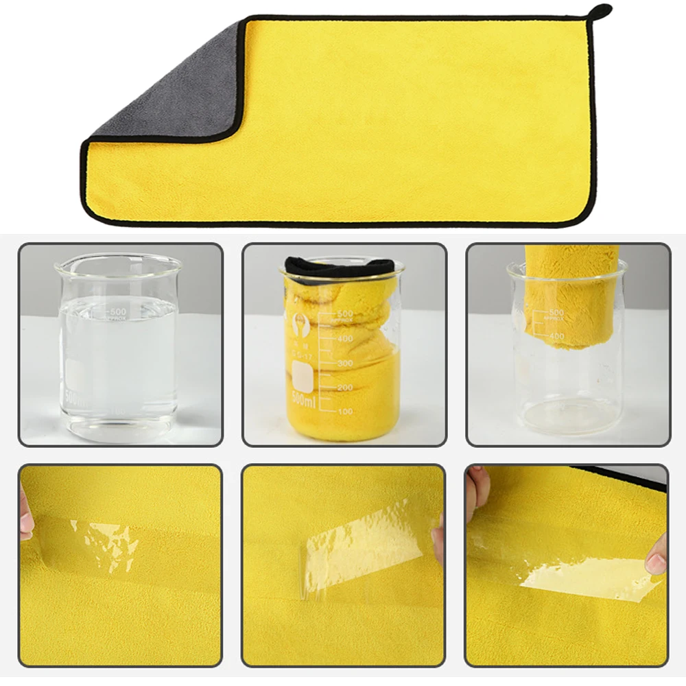 60x160cm Microfiber Cleaning T - Microfiber Car Drying Towel Super Absorbent recension och pris